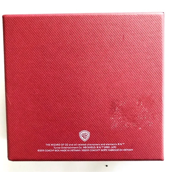 SOLD Coach x Wizard of Oz Ruby Slippers Coin Case NWOT - Picture 11 of 11